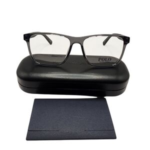 Polo‎ Ralph Lauren Shiny Transparent Grey Glasses OPH2257U